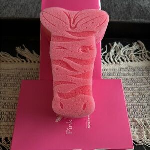Pink Zebra Kitchen Scrub Sponge x2